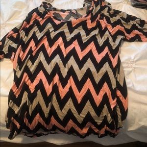 Long sleeve blouse plus size